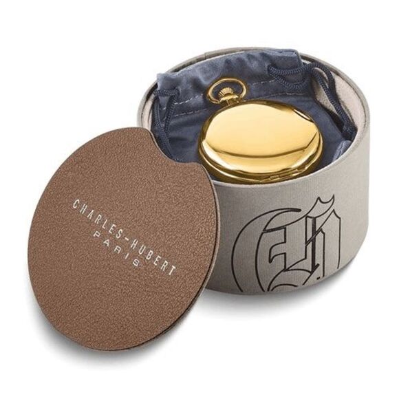 New Charles Hubert Gold-tone Pocket Watch - Picture 1 of 10